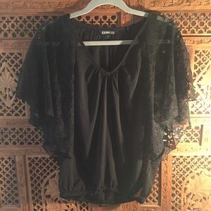 Express Dolman Lace Top